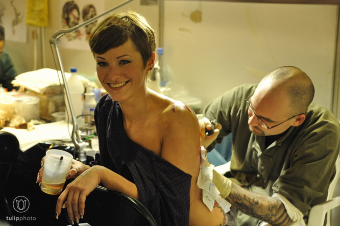 London tattoo convention. Photo of Rie Gomita by Reuters via Edmonton Sun