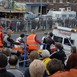 Fischereihafenrennen Bremerhaven 2007: Am Pfingstwochenende (27. und 28. Mai) verwandelte sich das Hafengelände wieder in eine Rennstrecke - vom Moped aus der "Schnapsglasklasse" über Roller bis zu Rennmotorrädern oder Gespannen traten Bastler und Enthusiasten zwischen Strohballen und vor begeistertem Publikum gegeneinander an.